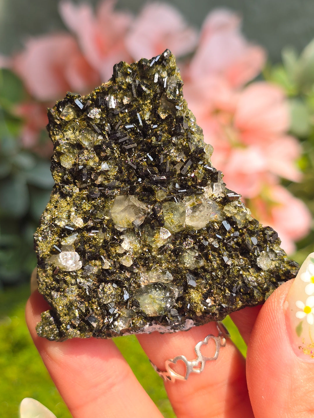 Fairy Forest Epidote with Quartz