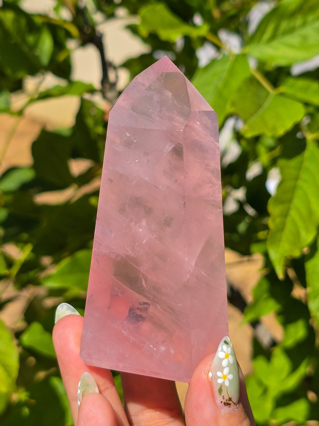 HQ Brazillian Rose Quartz Tower T11