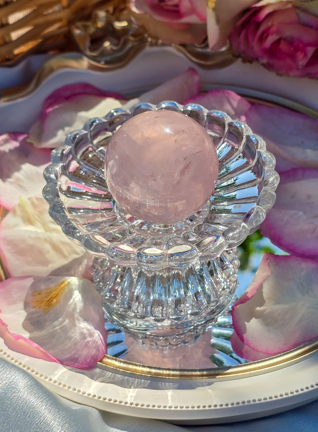 Rose Quartz Sphere K