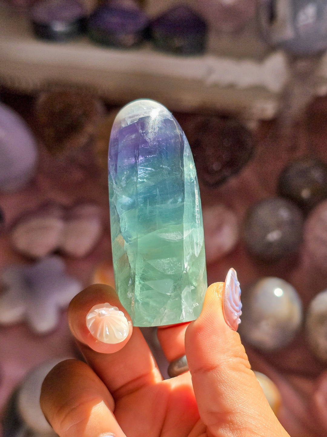 Small Rainbow Fluorite Freeform 03