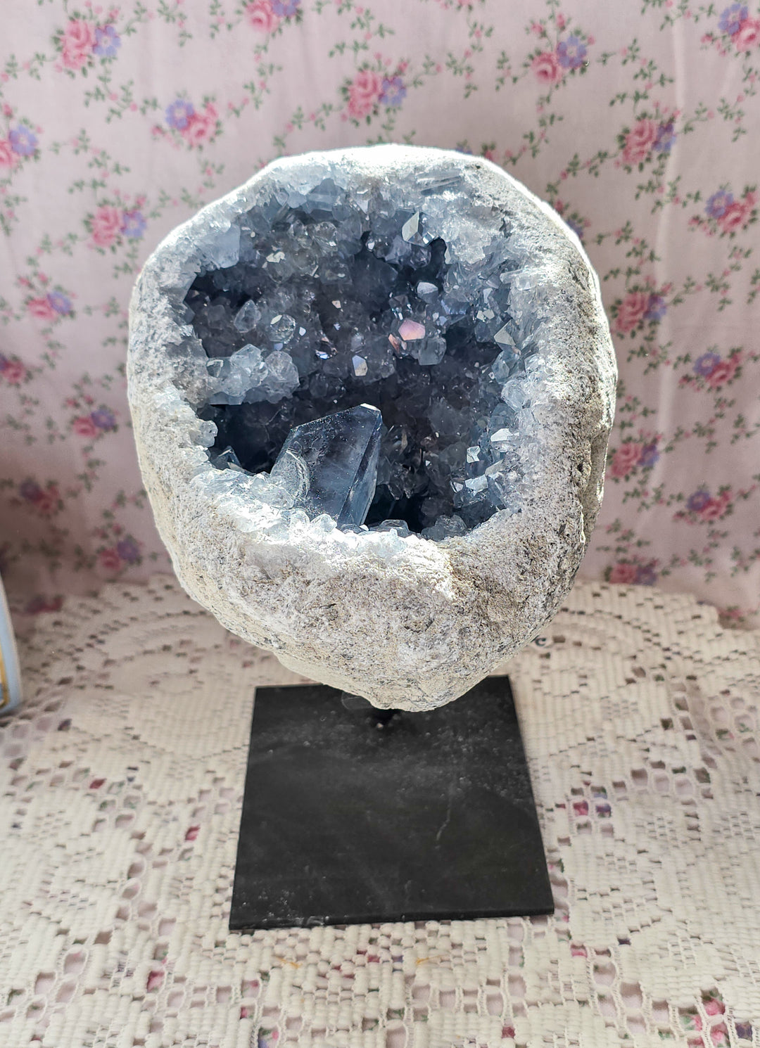 Celestite Statement on Stand A