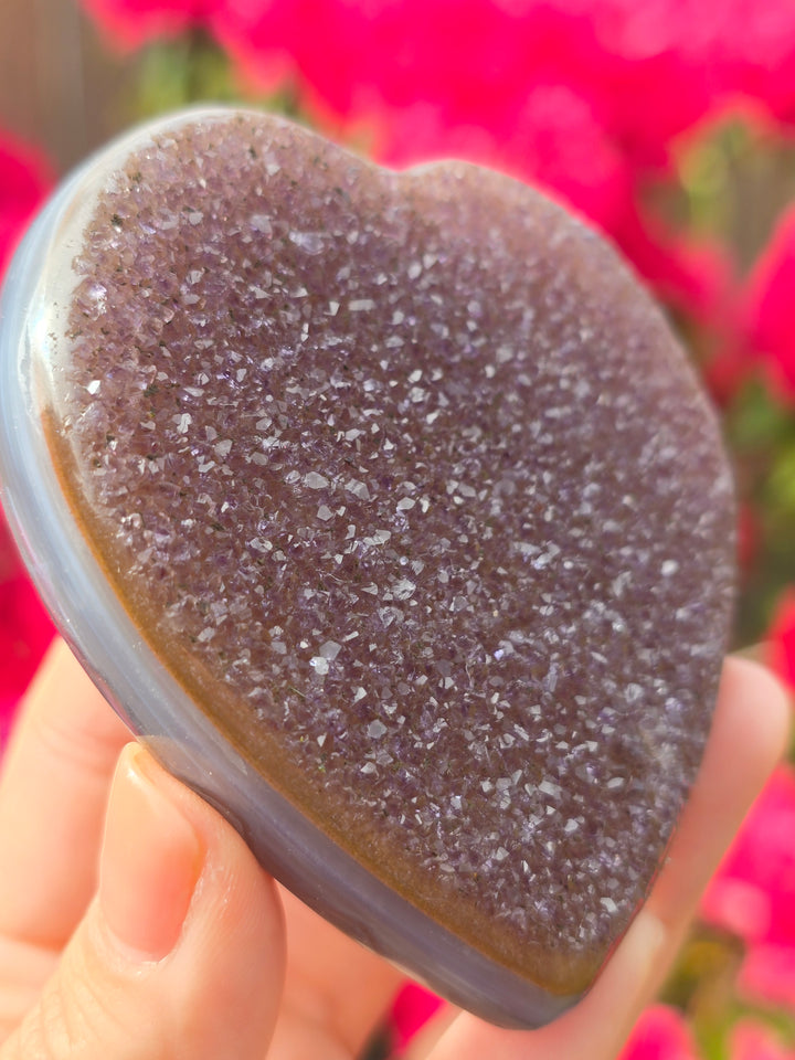 You Pick, Druzy Amethyst Heart