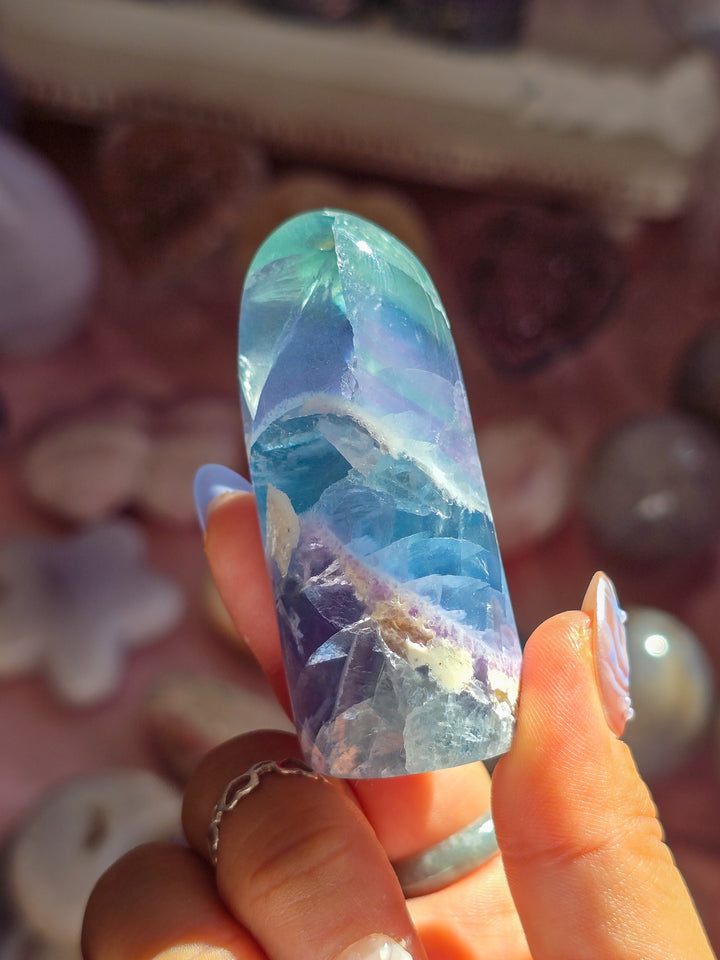 Small Rainbow Fluorite Freeform 02