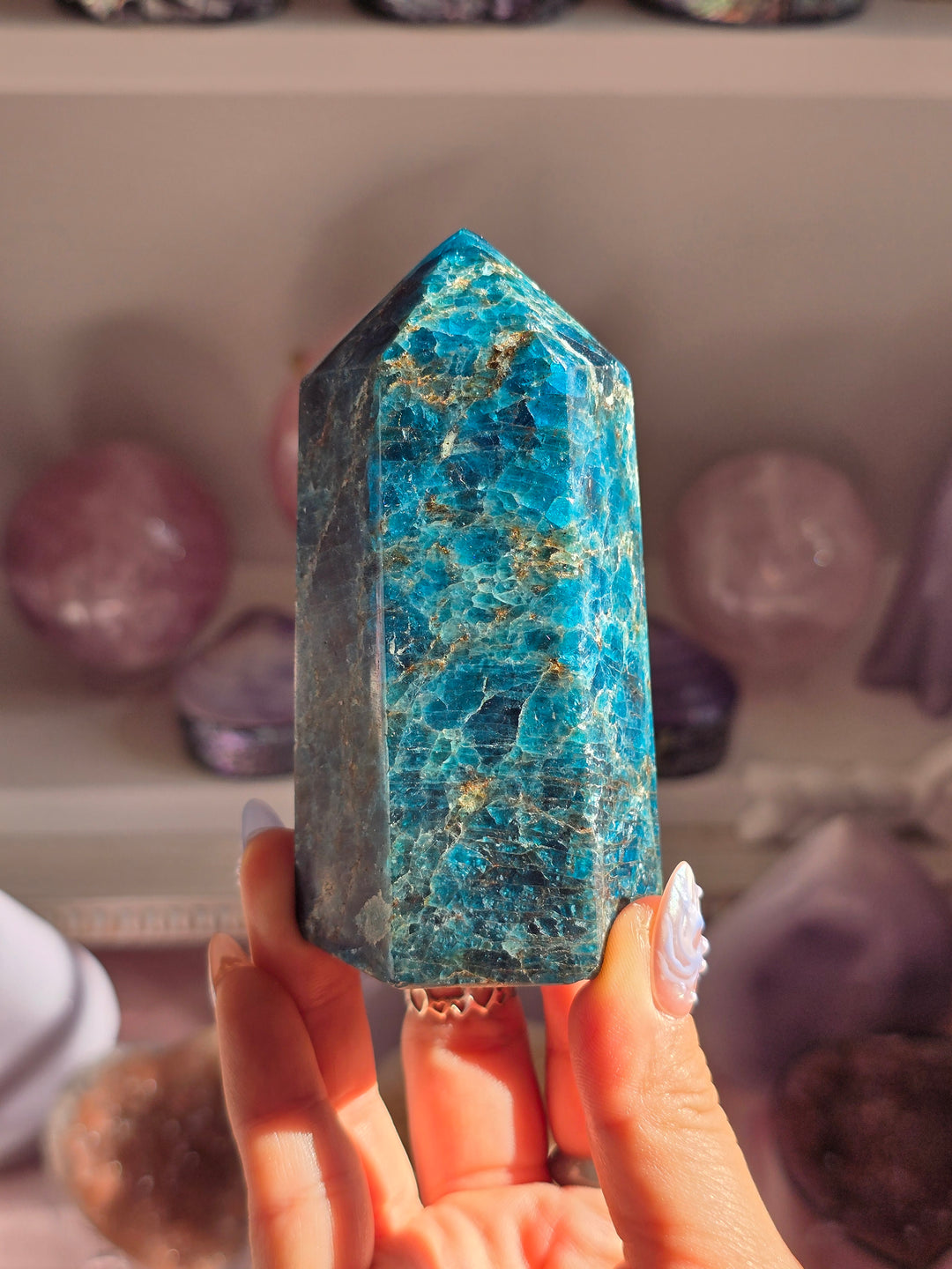 Blue Apatite Tower 01