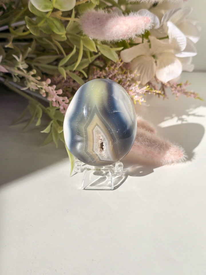 You Pick, Orca Agate Palm Stones