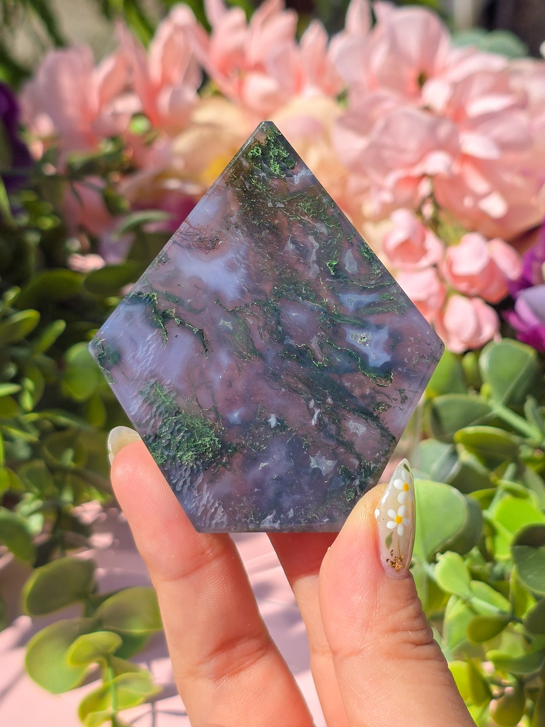 Moss Agate Diamond