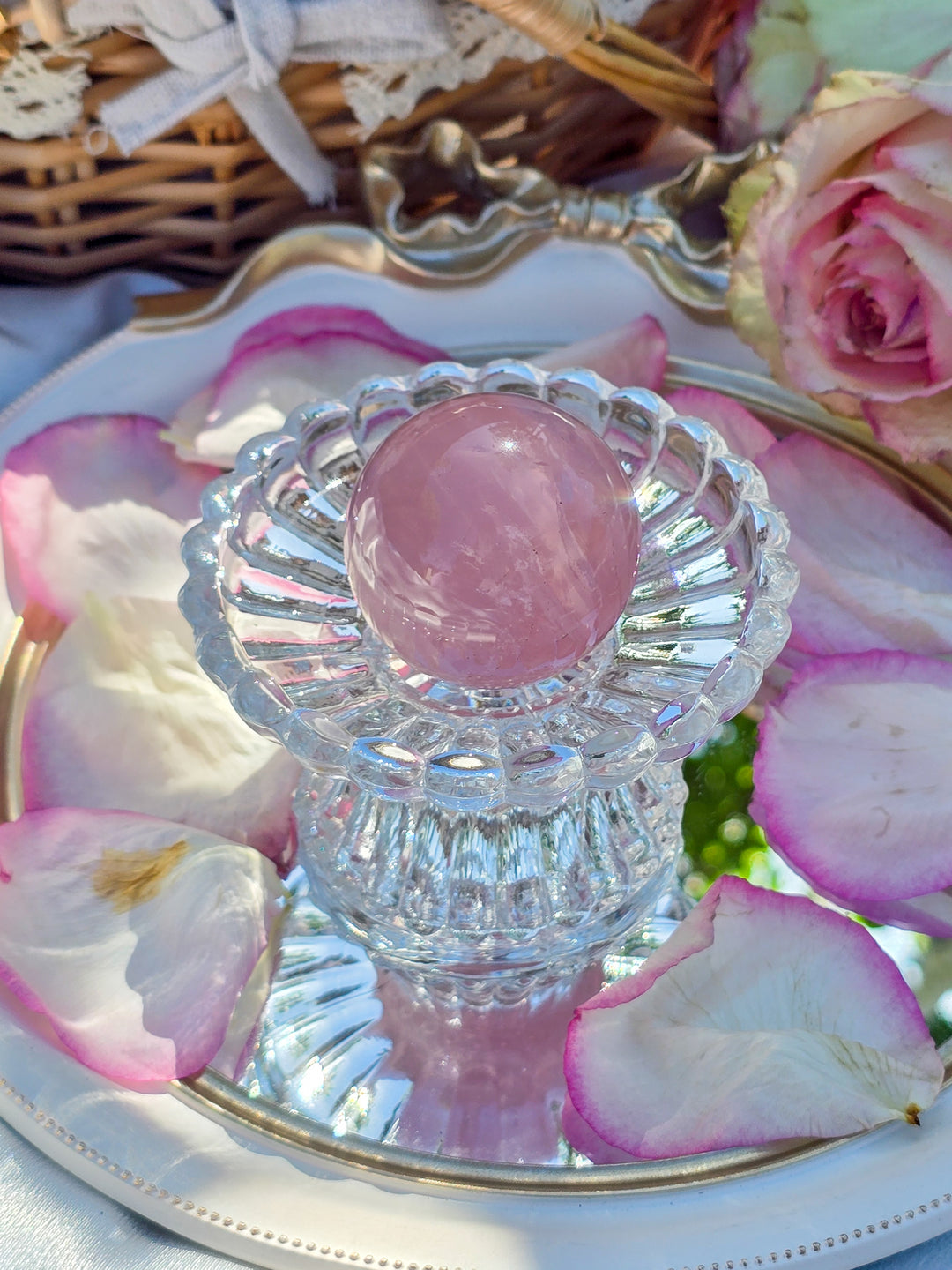 Rose Quartz Sphere L
