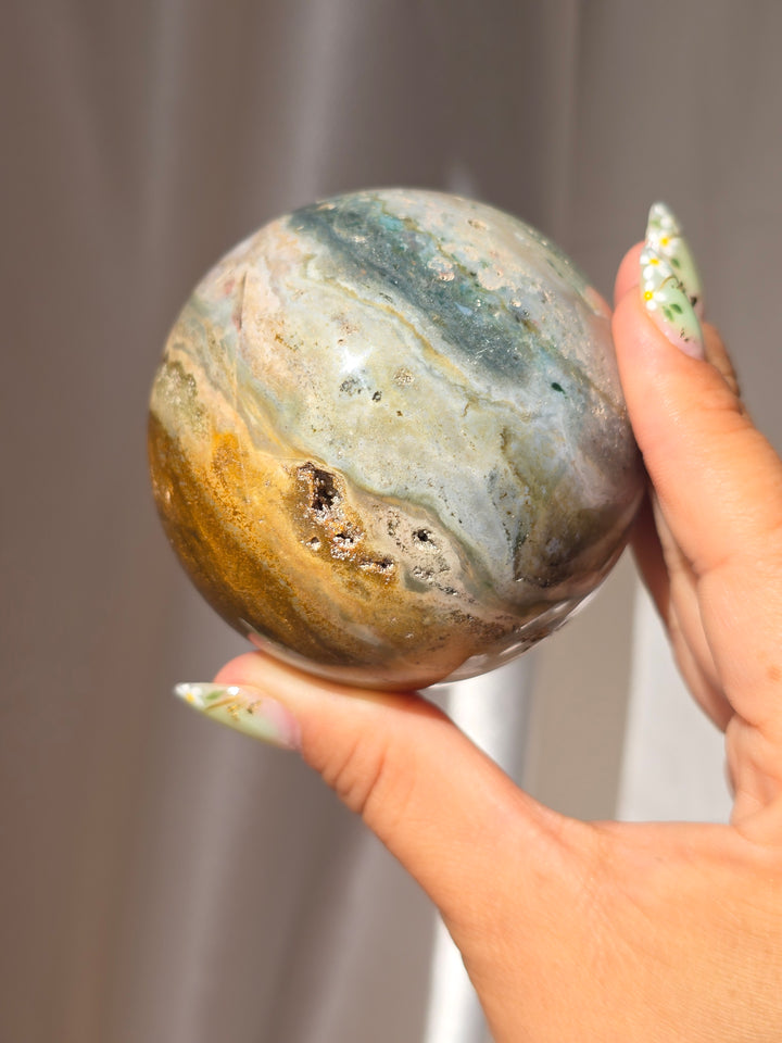 Sea Jasper 🍂 Sphere k1