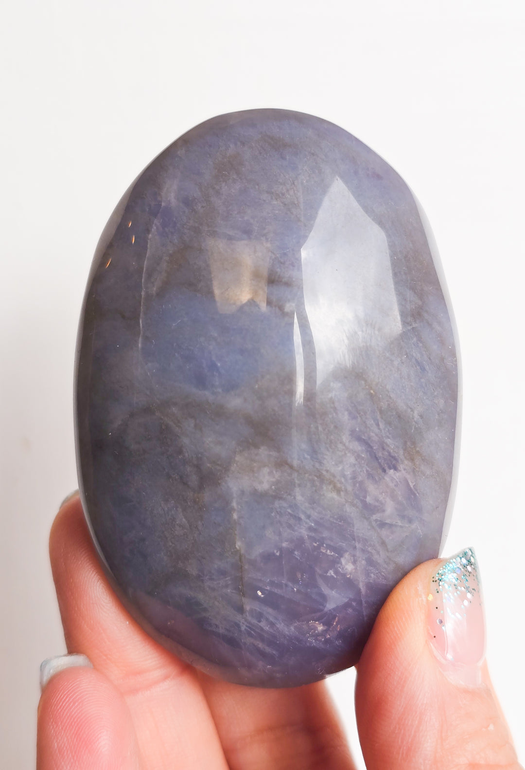 Lavender Rose Quartz Palmstone