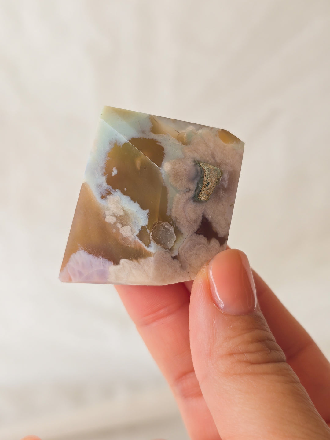 You Pick, Green Flower Agate Freeform