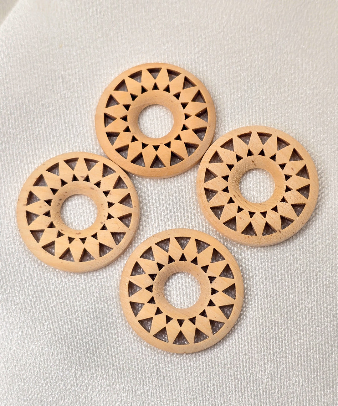 Star Design  Wooden Sphere Stands