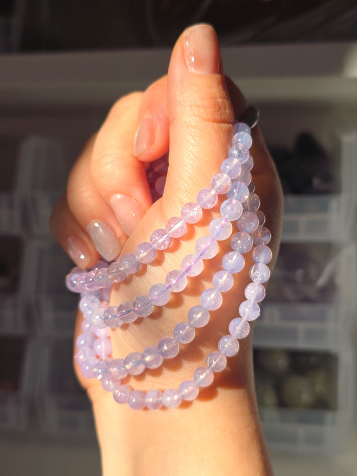 Lavender Moon Quartz  Bracelet