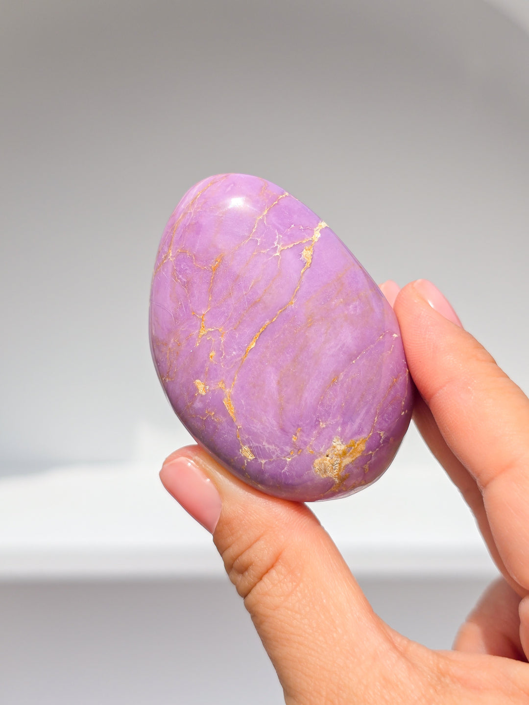 Sparkly Peruvian Phosphosiderite Tumbles