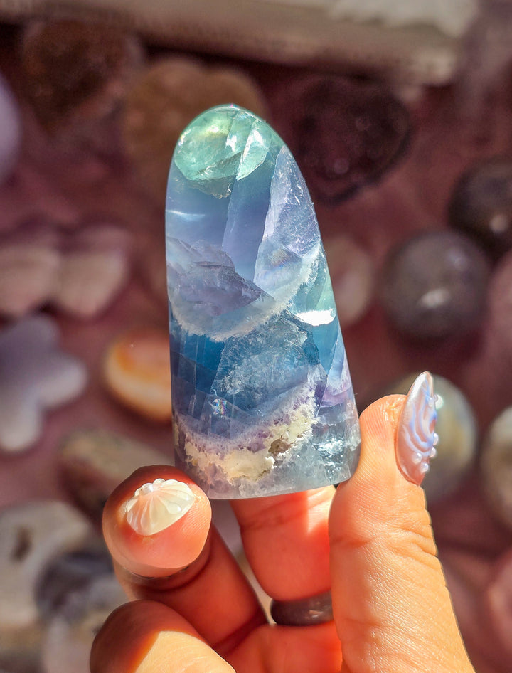 Small Rainbow Fluorite Freeform 02