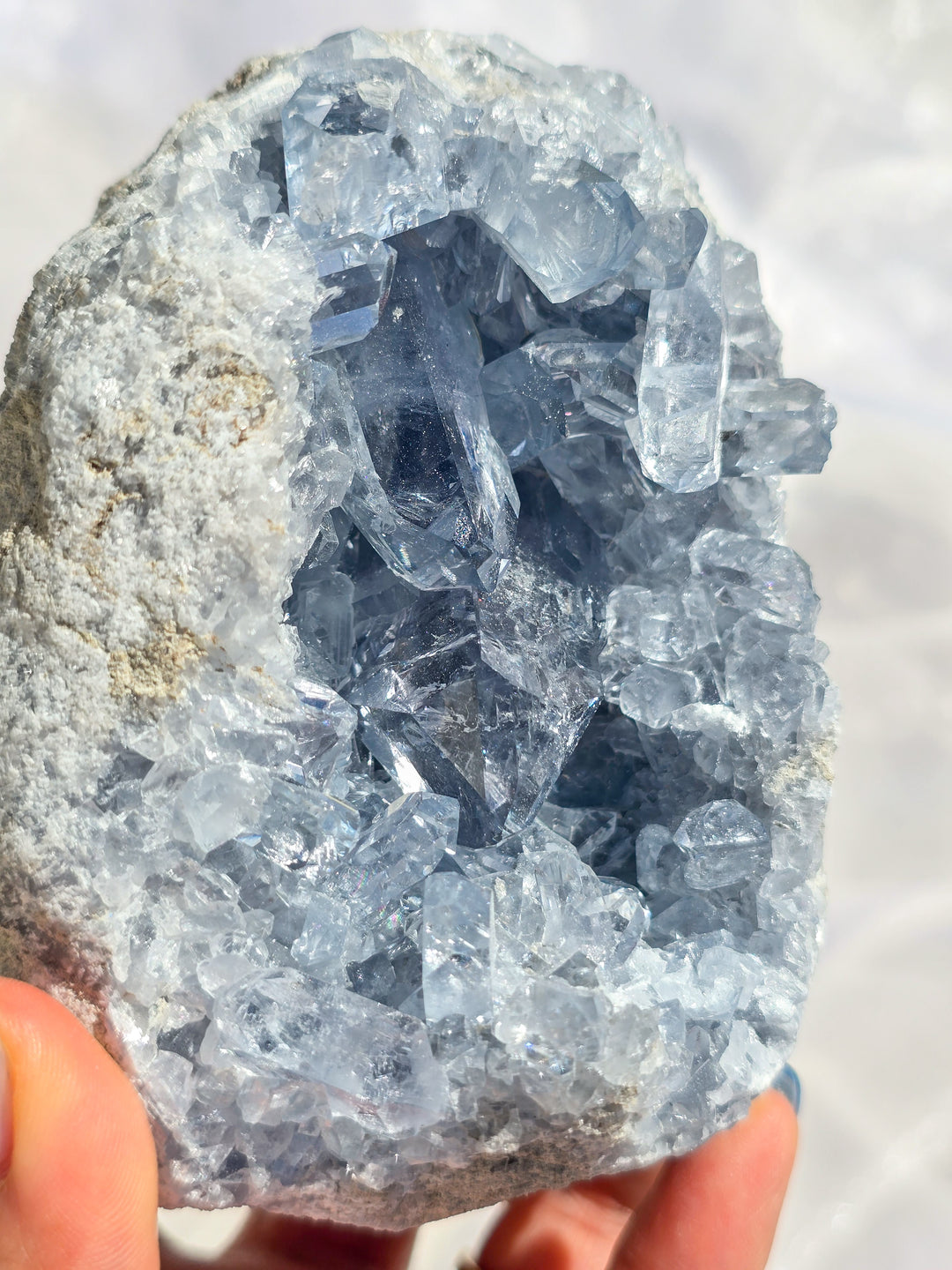 Natural Form Celestite C