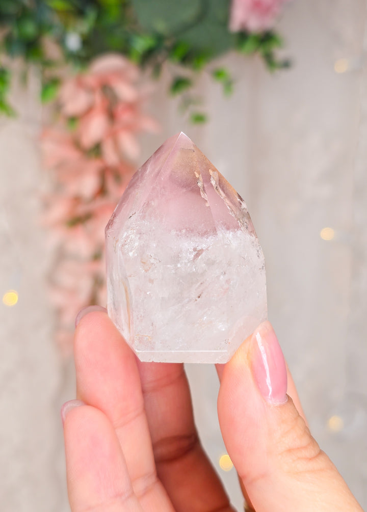 Pink Lemurian Quartz Towers