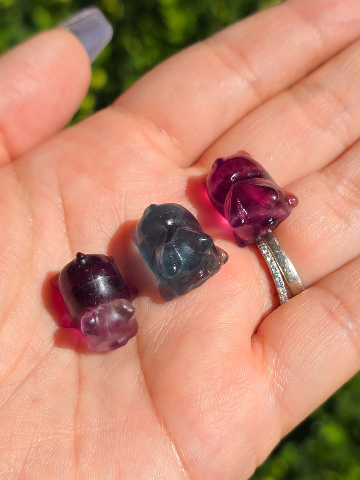 Mini Fluorite Laying Piglet