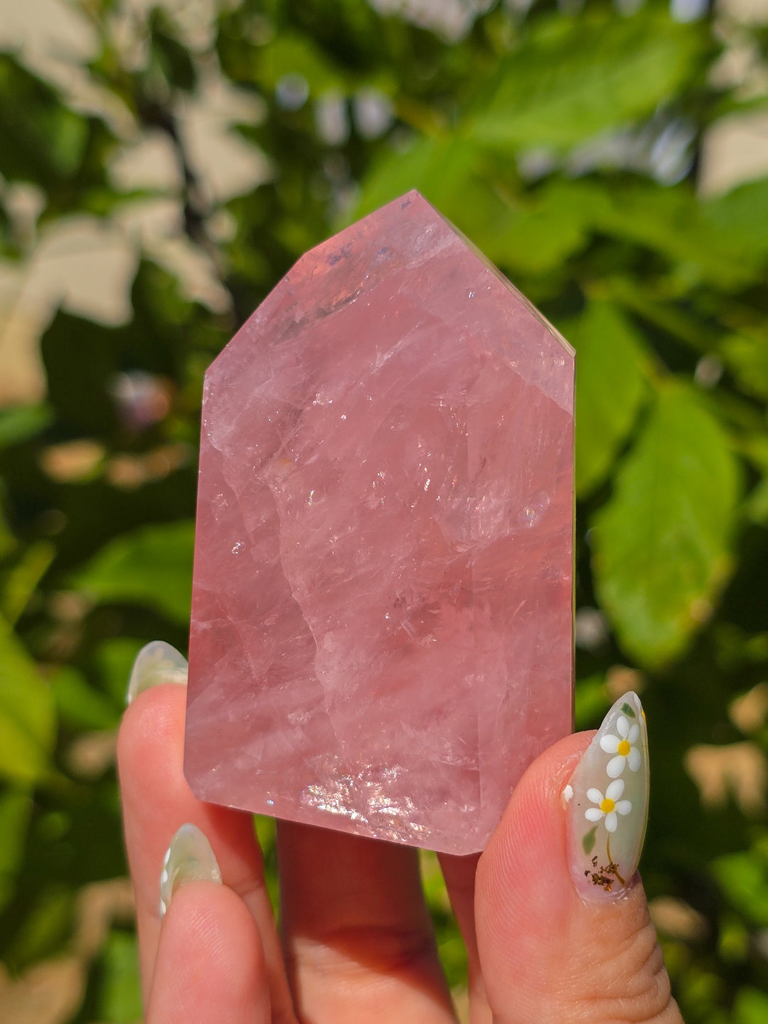 HQ Brazillian Rose Quartz Tower T13