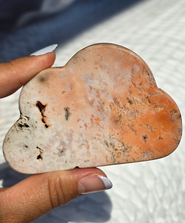 Pink Carnelian Clouds