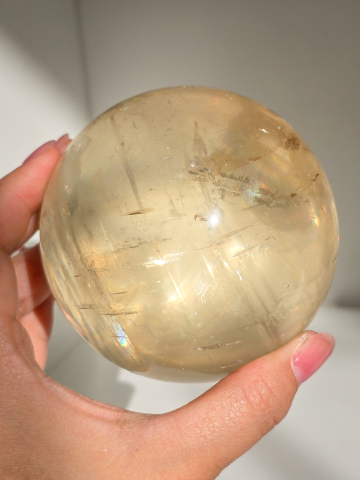 Champagne Honey Optical Calcite