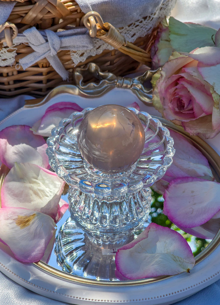 Rose Quartz Sphere I