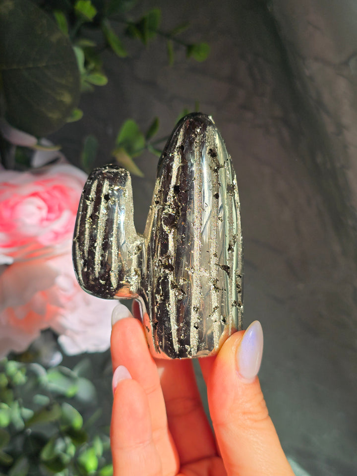 Peruvian Druzy Pyrite Cactus