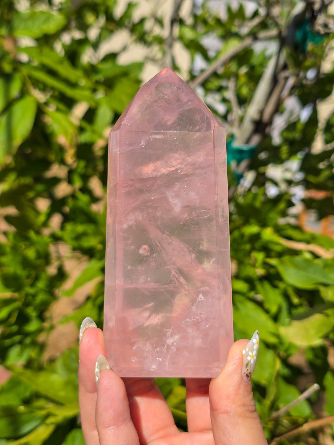 HQ Brazillian Rose Quartz Tower T1