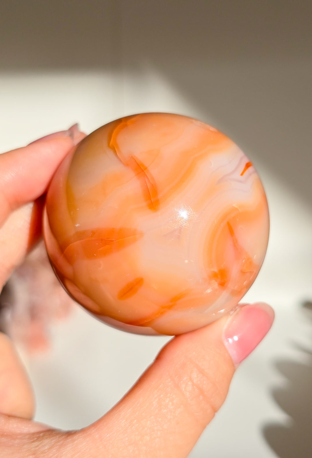Creamy Carnelian Sphere B