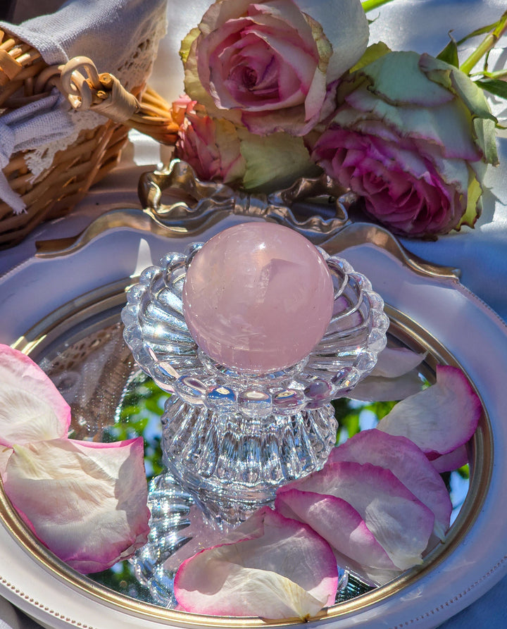 Rose Quartz Sphere A