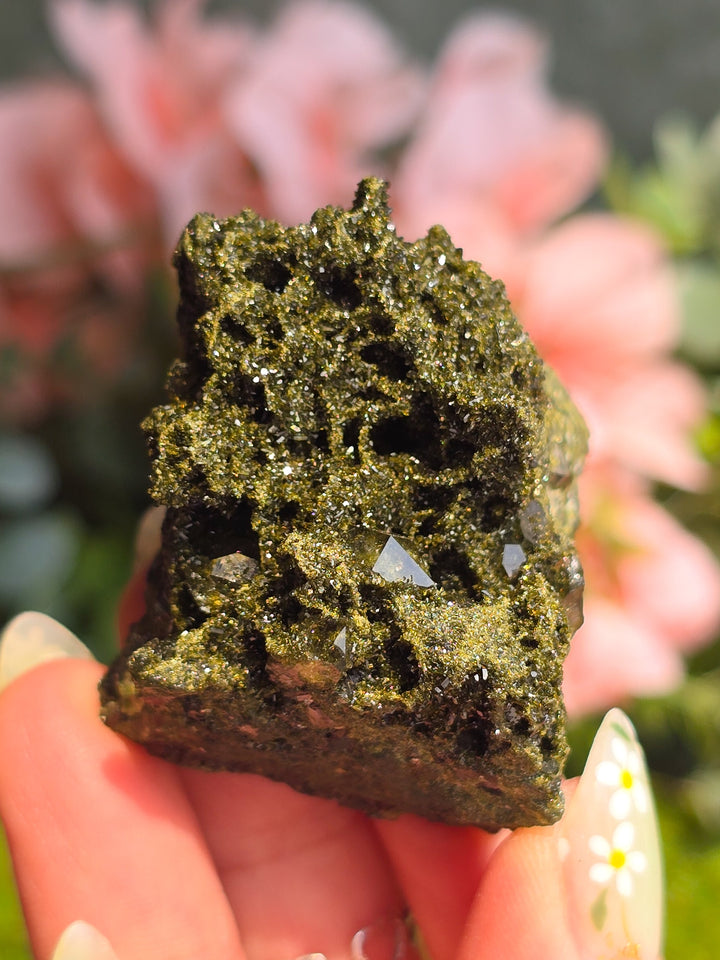 Fairy Forest Epidote with Quartz