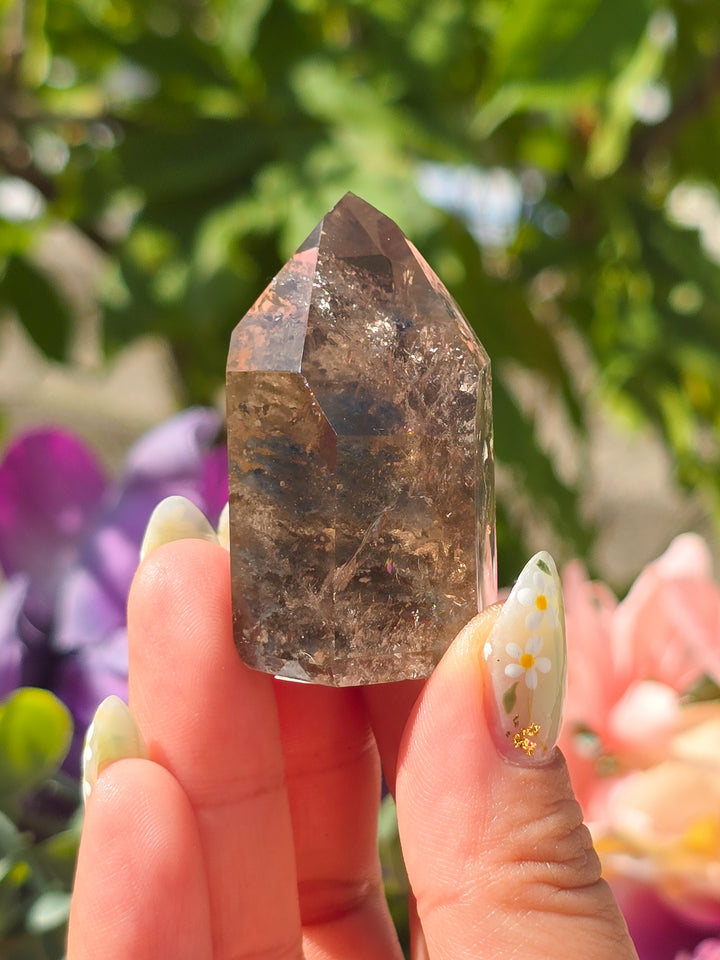 Smokey Blue Tera &amp; Thousand Layer Quartz Tower G