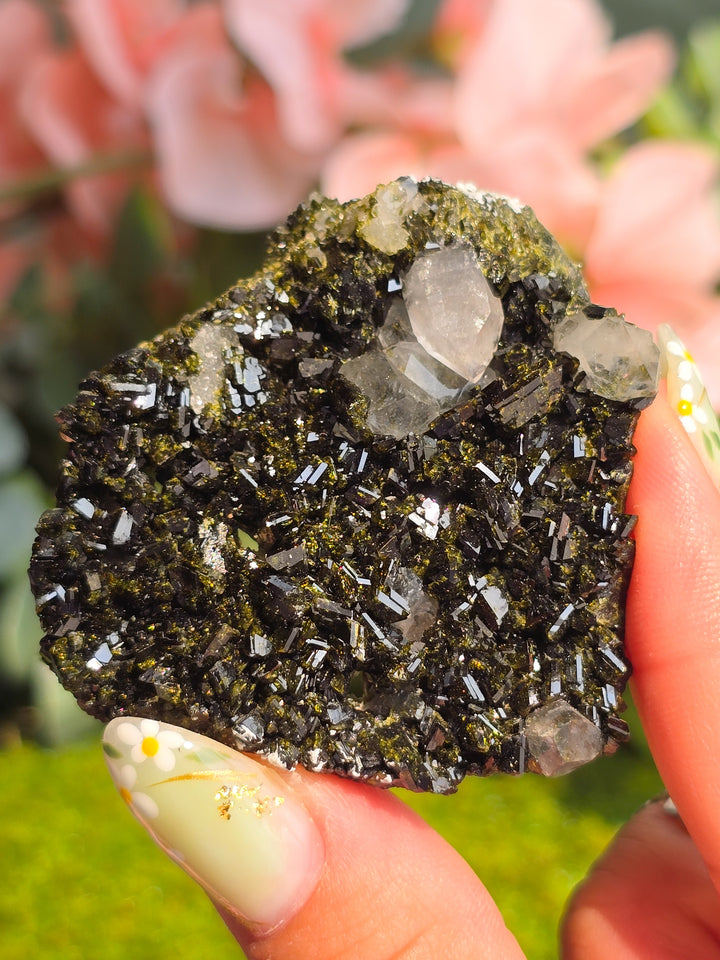 Fairy Forest Epidote with Quartz