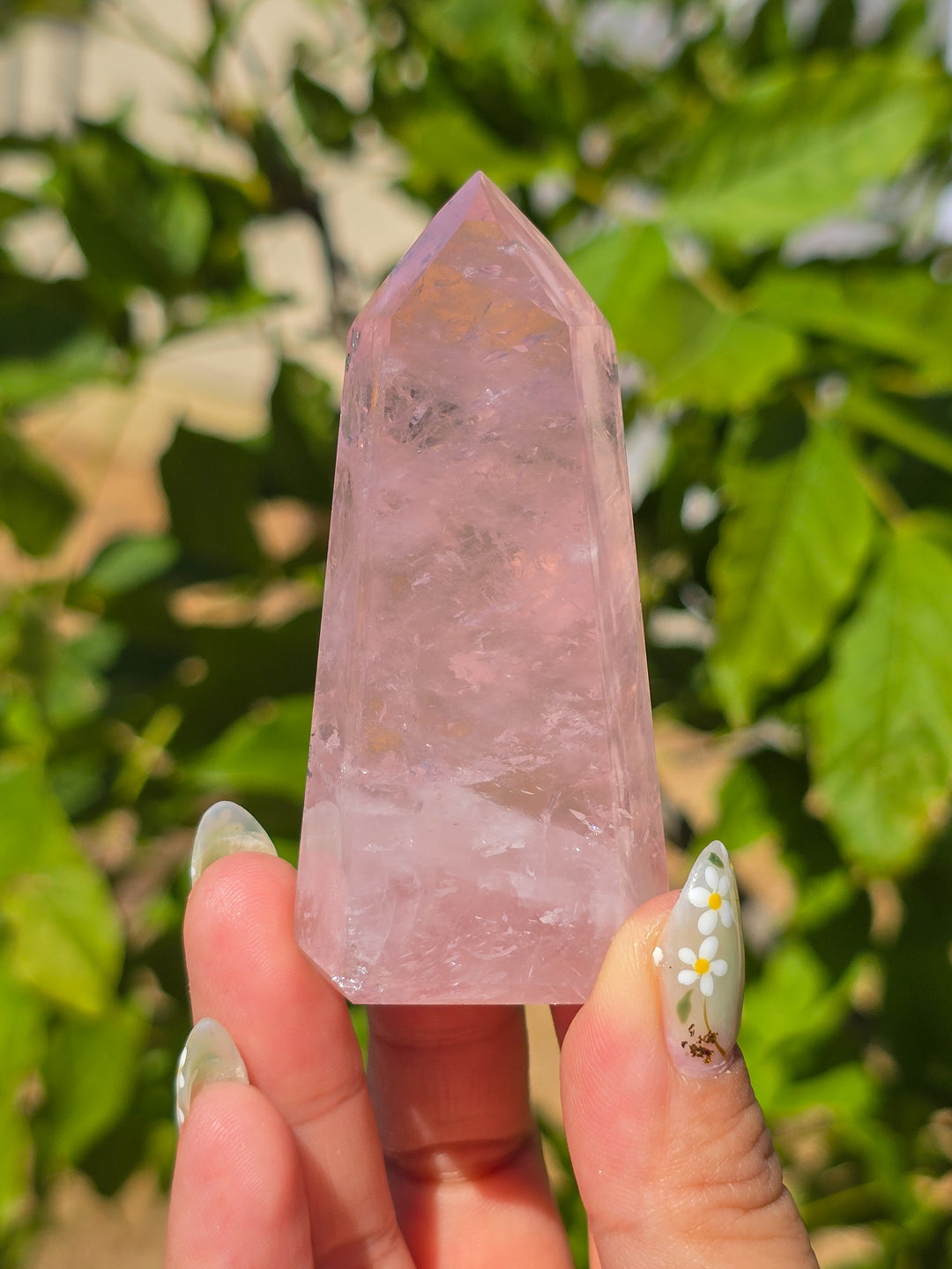 HQ Brazillian Rose Quartz Tower T19