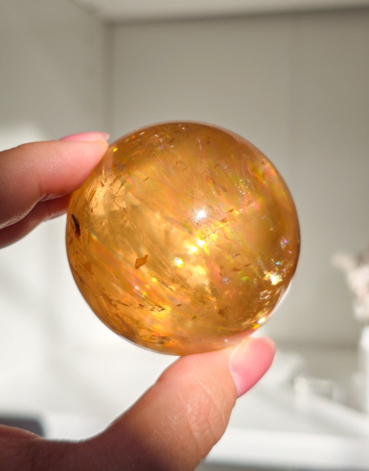 Golden Honey Optical Calcite