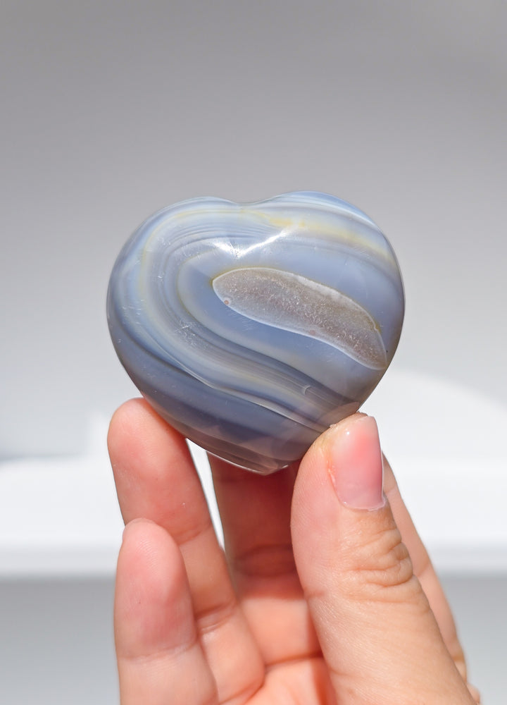 Orca Agate Palmstones &amp; Hearts