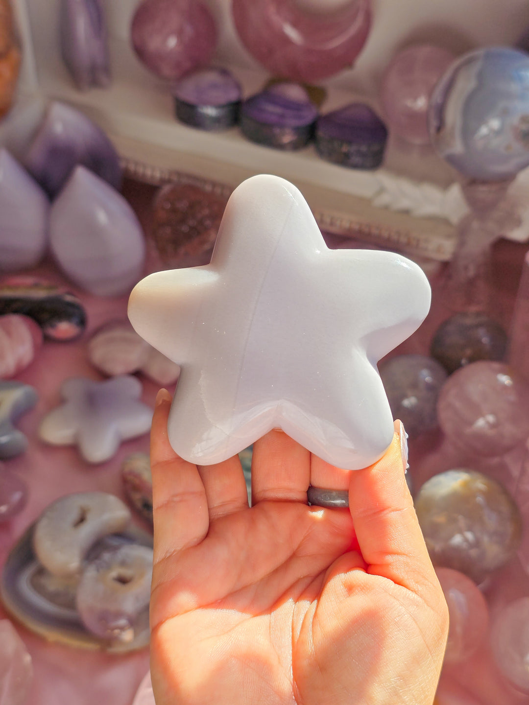 Lavender Fluorite Shooting Star