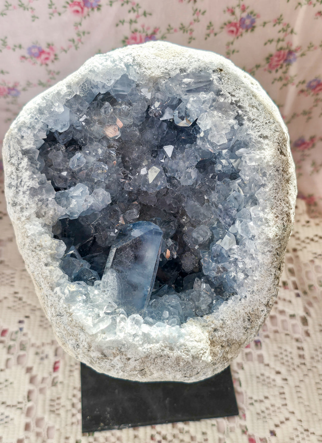 Celestite Statement on Stand A