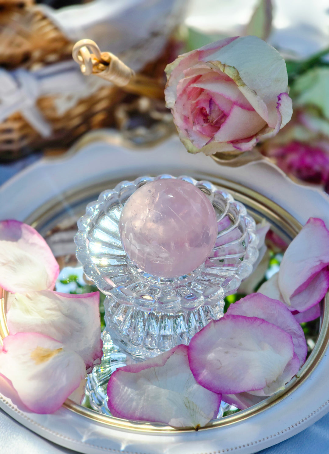 Rose Quartz Sphere F