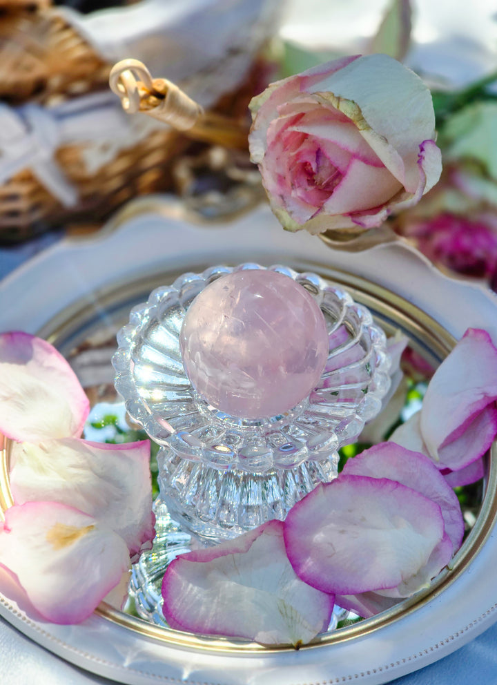 Rose Quartz Sphere F
