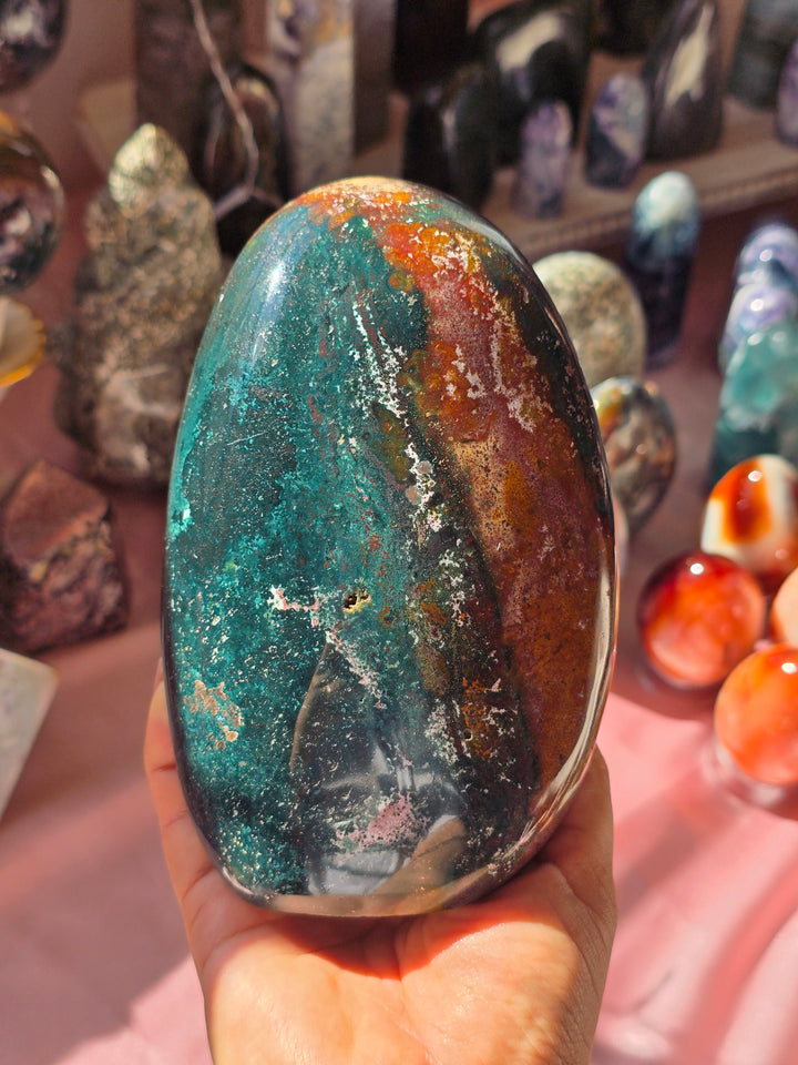 Red Forest Sea Jasper Freeform 01