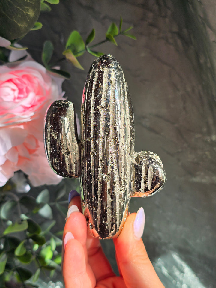 Peruvian Druzy Pyrite Cactus