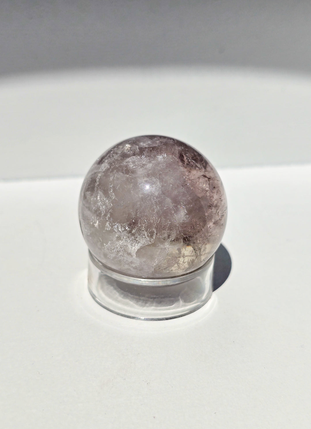 Bi-colored Brazillian Amethyst Sphere d