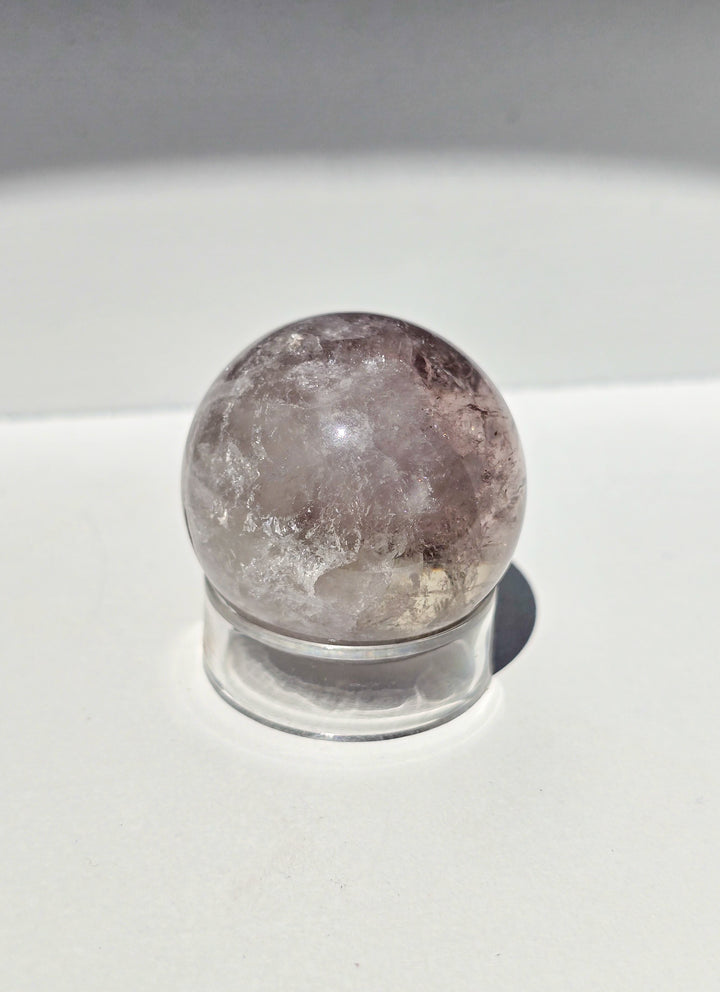 Bi-colored Brazillian Amethyst Sphere d