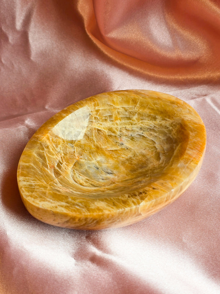 Peach Moonstone Bowl (a)