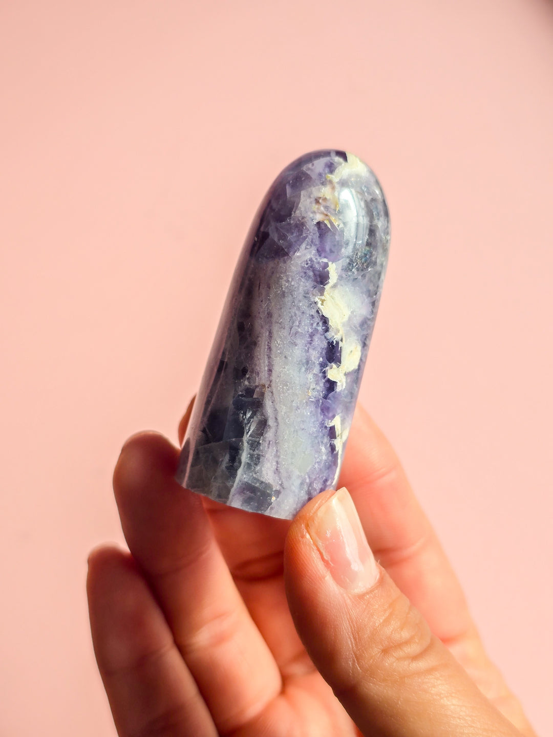 Opalized Small Rainbow Fluorite Freeform 04