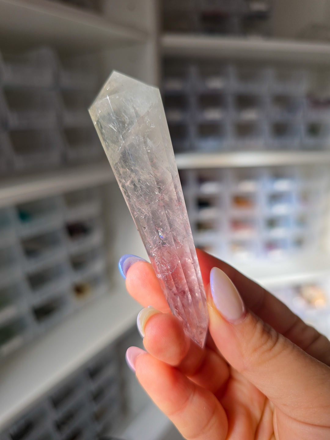 Bi-Colored Prasiolite DT from Brazil