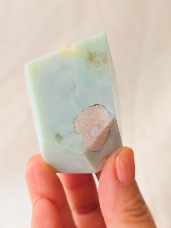 You Pick, Green Flower Agate Freeform