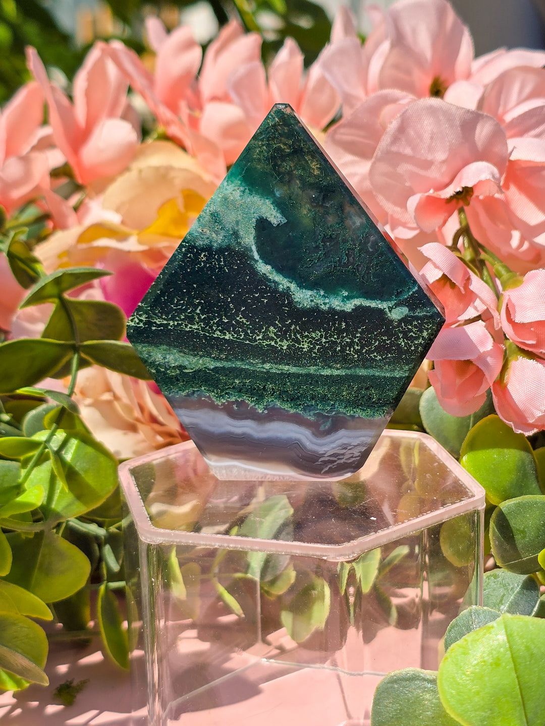 Moss Agate Diamond