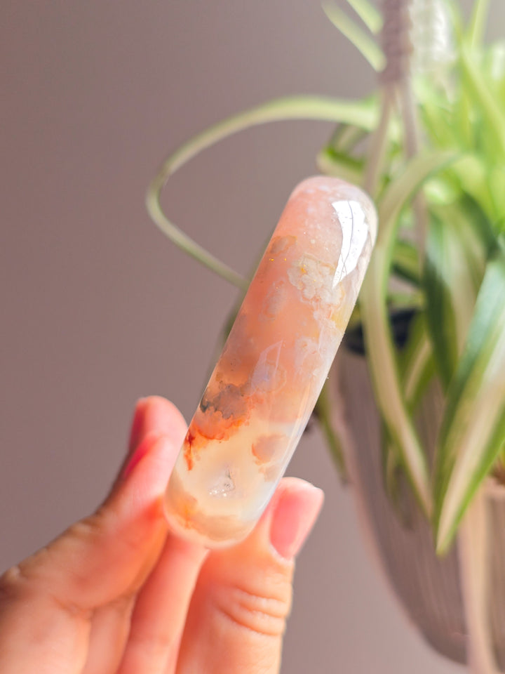 Daydream Flower Agate Bangle B