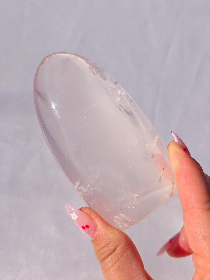 Girsol Rose Quartz Freeform D